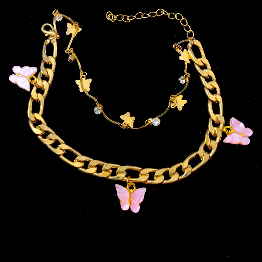 Butterfly Anklet ; Mariposa Anklet